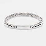 Bracciale in Acciaio con piastra IJEWEL - gioiello BySimon