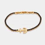 Bracciale in Acciaio tennis con ciondolo ancora IJEWEL - gioiello BySimon
