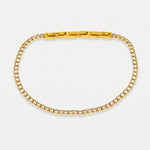 Bracciale in Acciaio tennis colore oro IJEWEL - gioiello BySimon