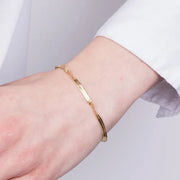 Bracciale in Acciaio con catena attorcigliata