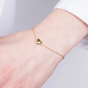 Bracciale in Acciaio con cuore bombato