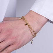 Bracciale in Acciaio con cuori