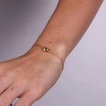 Bracciale in acciaio inossidabile con pendente a cuore - BYSIMON