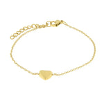 Bracciale in acciaio inossidabile con pendente a cuore - BYSIMON