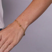 Bracciale in Acciaio multifilo con rombi