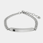 Bracciale in Acciaio con catena e medaglia IJEWEL - gioiello BySimon