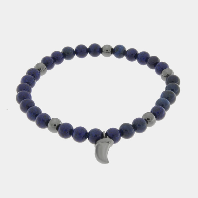 Bracciale in Acciaio con perle colorate e ciondolo IJEWEL - gioiello BySimon