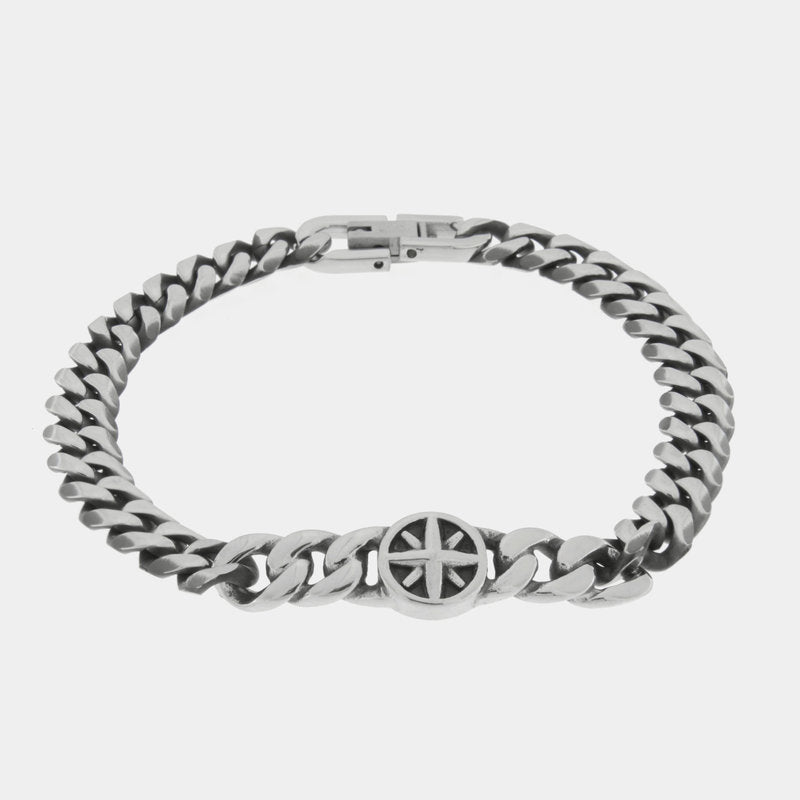 Bracciale in Acciaio a meglia groumette IJEWEL - gioiello BySimon