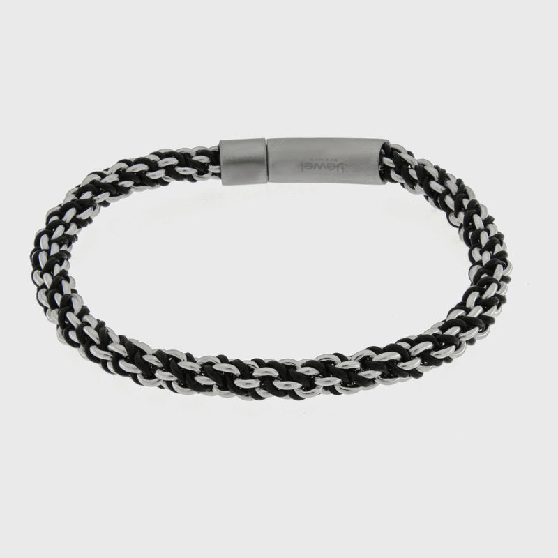 Bracciale in Acciaio a maglia intrecciata IJEWEL - gioiello BySimon