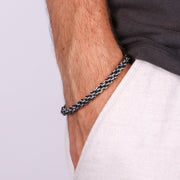 Bracciale in Acciaio a maglia intrecciata