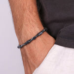 Bracciale in Acciaio con perle ovali IJEWEL - gioiello BySimon