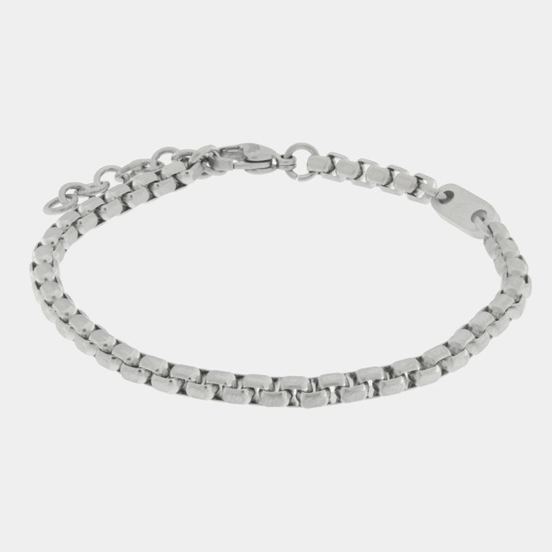 Bracciale in Acciaio a maglia quadra - BYSIMON gioielli