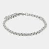 Bracciale in Acciaio a maglia quadra