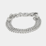 Bracciale in Acciaio con doppia catena IJEWEL - gioiello BySimon