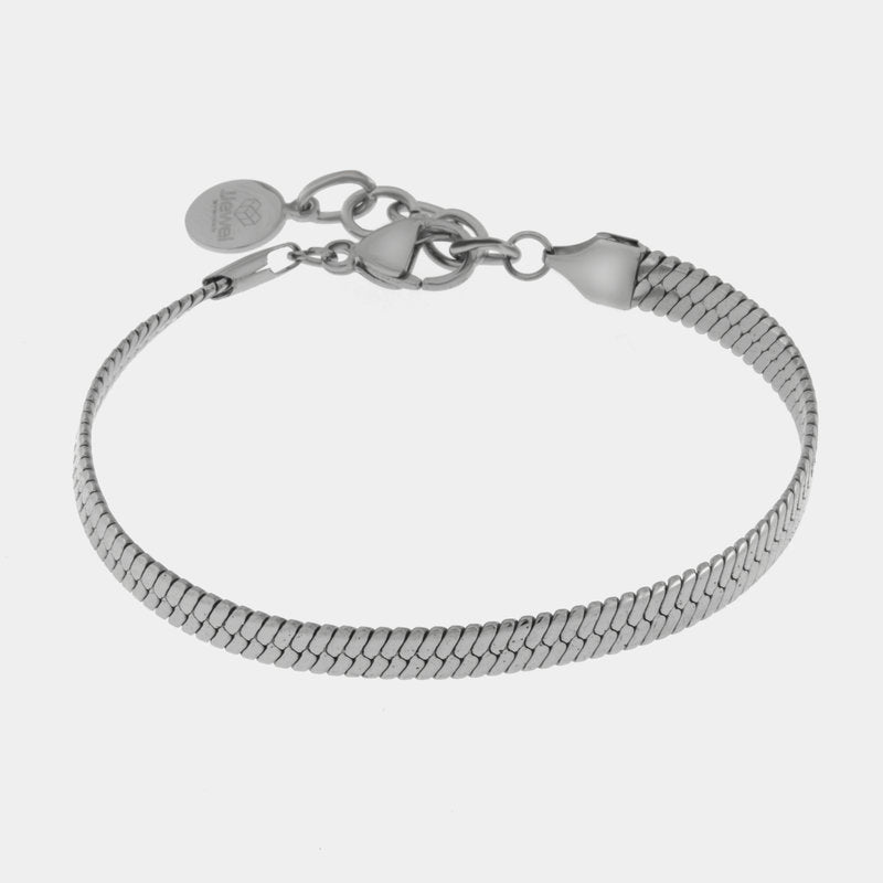 Bracciale in Acciaio catena a serpente IJEWEL - gioiello BySimon