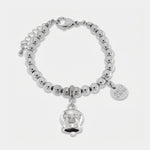 Bracciale in Acciaio con campanella con scritta Capri | gioielli in acciaio | BYSIMON
