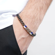 Bracciale in Acciaio catena nera