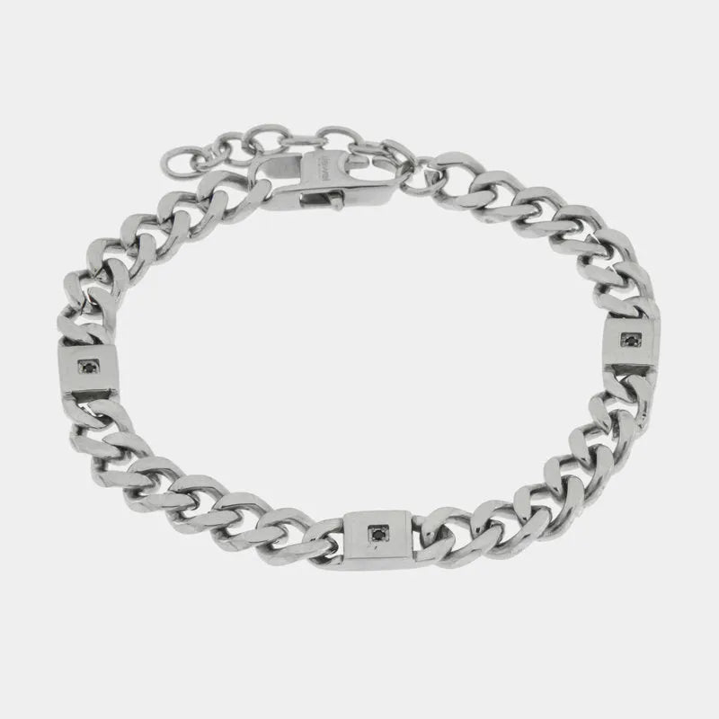Bracciale in Acciaio catena IJEWEL - gioiello BySimon