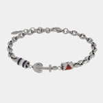 Bracciale in Acciaio con ancora IJEWEL - gioiello BySimon