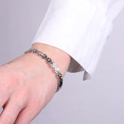 Bracciale in Acciaio con fiori