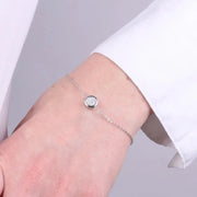 Bracciale in Acciaio con sfera impreziosita da cristalli