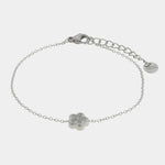 Bracciale in Acciaio con fiore impreziosito da cristalli COEUR - gioiello BySimon