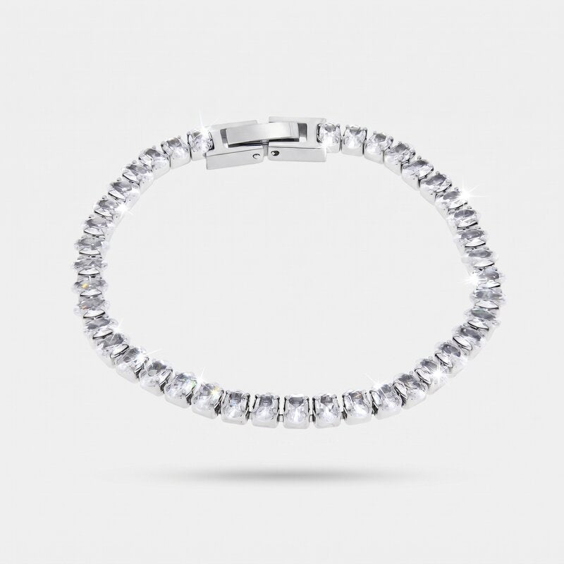 Bracciale in Acciaio con cristalli - BYSIMON gioielli