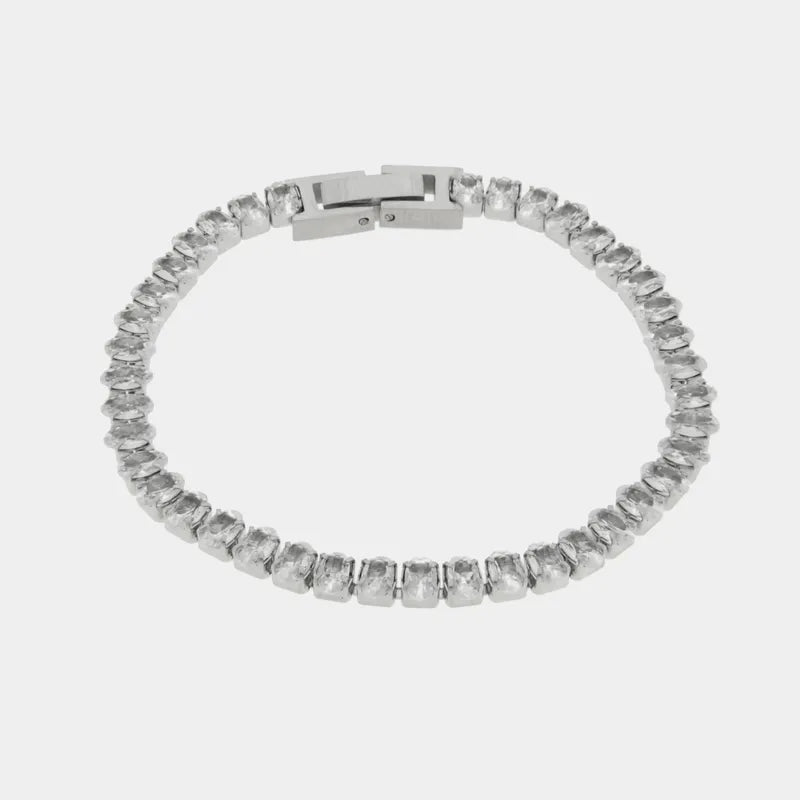 Bracciale in Acciaio con cristalli