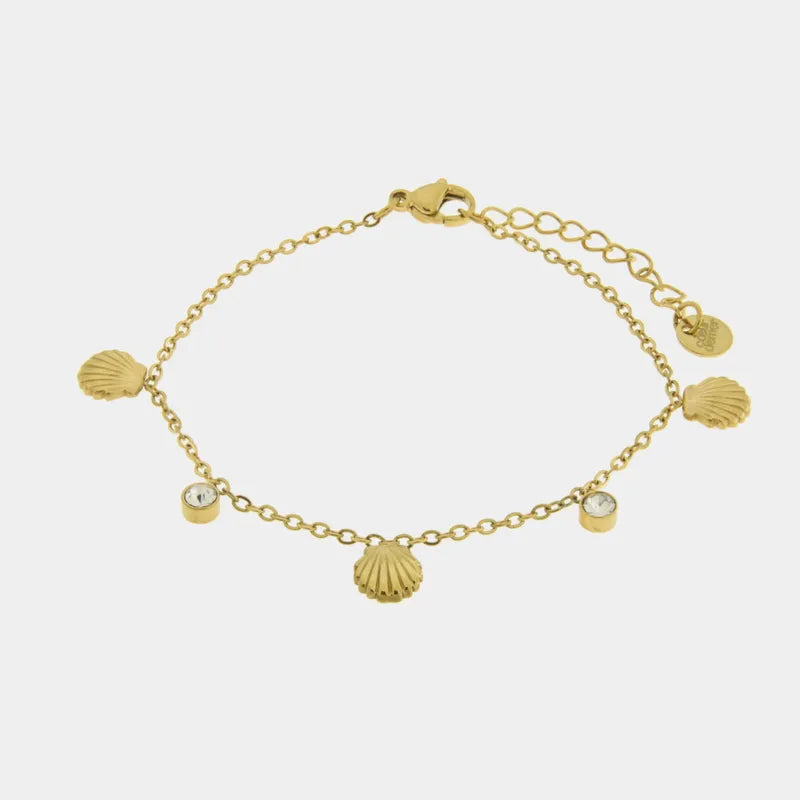 Bracciale in Acciaio con conchiglie COEUR - gioiello BySimon