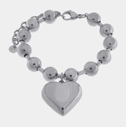 Bracciale in Acciaio con cuore