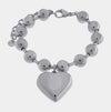 Bracciale in Acciaio con cuore