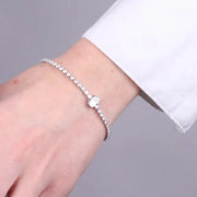 Bracciale in Acciaio tennis con cristalli