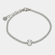 Bracciale in Acciaio tennis con cristalli