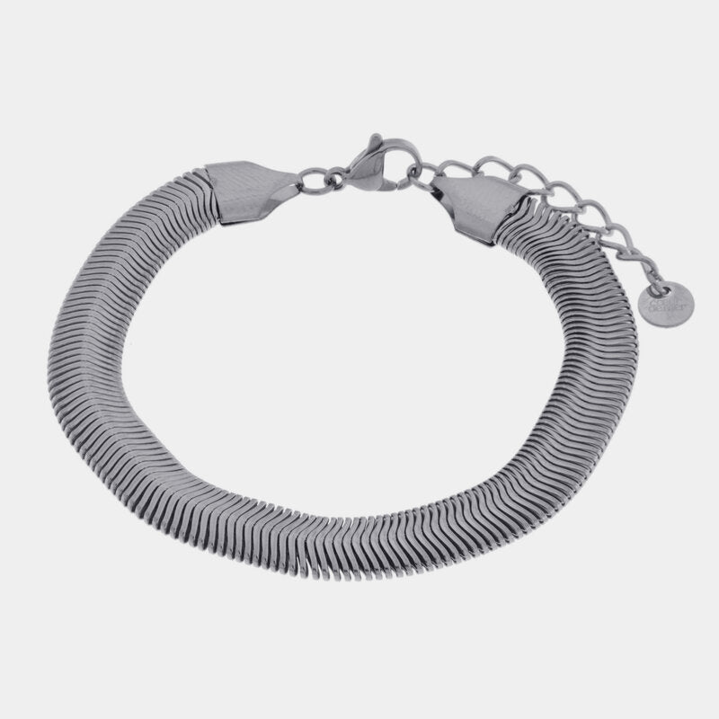 Bracciale in Acciaio catena a serpente - BYSIMON gioielli