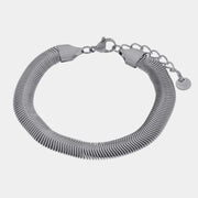Bracciale in Acciaio catena a serpente