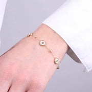 Bracciale in Acciaio con cerchi