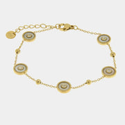 Bracciale in Acciaio con cerchi