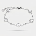 Bracciale in Acciaio con cerchi - BYSIMON gioielli