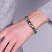 Bracciale in Acciaio con sfere colorate