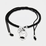 Bracciale in Acciaio Inossidabile con campanella portafortuna con scritta Capri | gioielli in acciaio inossidabile | BYSIMON