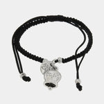 Bracciale in Acciaio con campanella portafortuna con scritta Capri - BYSIMON gioielli