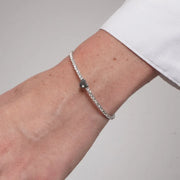 Bracciale in Acciaio tennis con cuore