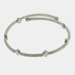 Bracciale in Acciaio tennis con quadrifoglio COEUR - gioiello BySimon