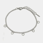 Bracciale in Acciaio tennis con cuori COEUR - gioiello BySimon
