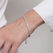 Bracciale in Acciaio tennis