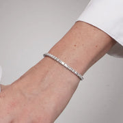 Bracciale in Acciaio tennis