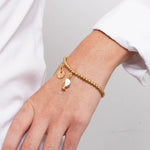 Bracciale in Acciaio pumo portafortuna pugliese bianco BYS - gioiello BySimon