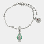 Bracciale in Acciaio pumo portafortuna pugliese verde BYS - gioiello BySimon