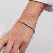 Bracciale in Acciaio maglia palline