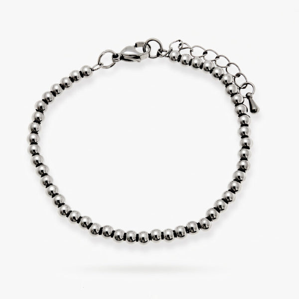 Bracciale in Acciaio maglia palline - BYSIMON gioielli